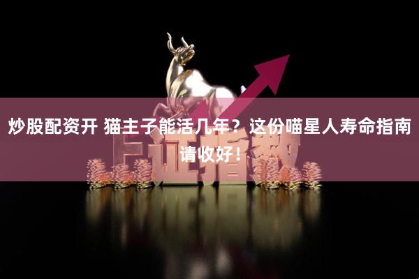 炒股配资开 猫主子能活几年？这份喵星人寿命指南请收好！